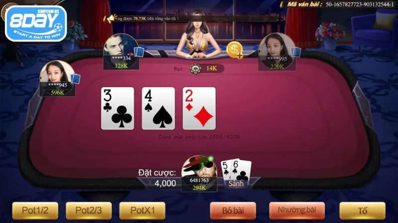 Hướng dẫn cách chơi xì tố từ A đến Z tại nhà cái 8Day 5 Đọc vị tâm lý đối thủ và điều chỉnh chiến thuật phù hợp
