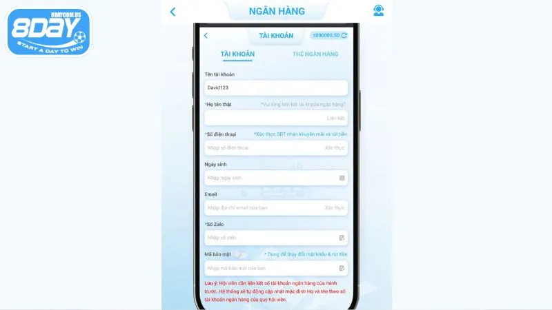 Rút tiền 8Day - Hướng dẫn thực hiện NHANH, AN TOÀN, TIỆN LỢI 3 Người chơi cần tuân thủ điều kiện rút tiền của 8Day